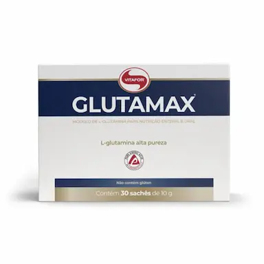 KIT 2X: GLUTAMAX L-GLUTAMINA 10G VITAFOR 30 SACHêS