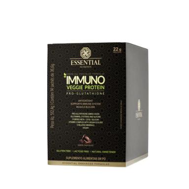 IMMUNO VEGGIE PROTEIN PRO-GLUTATHIONE CACAO 36,6G ESSENTIAL NUTRITION 14 SACHêS