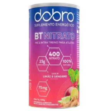 BT NITRATO COM CAFEíNA LIMãO E GENGIBRE DOBRO 450G