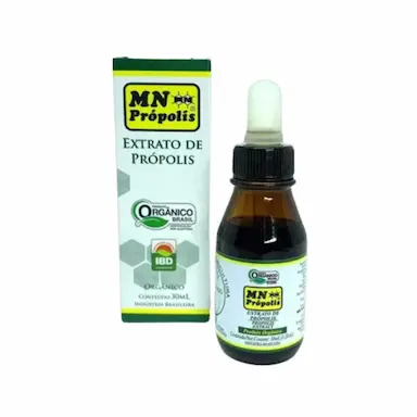 KIT 6X: EXTRATO DE PRóPOLIS ORGâNICO MN FOOD 30ML