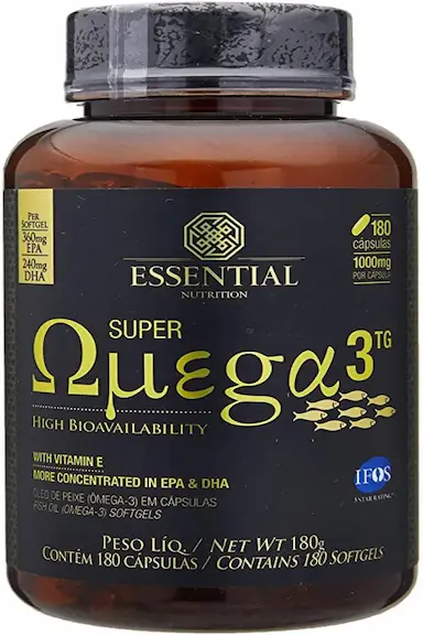 SUPER ÔMEGA 3 TG ESSENTIAL NUTRITION 180 CáPSULAS