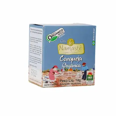 KIT 3X: CHá DE CARQUEJA ORGâNICO NAMASTê 10 SACHêS