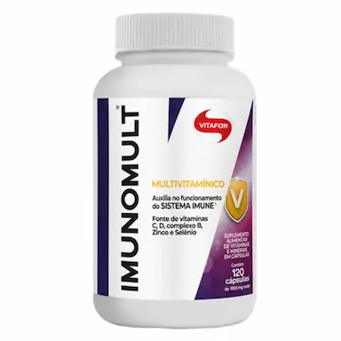 IMUNOMULT MULTIVITAMíNICO E MINERAIS VITAFOR 120 CáPSULAS