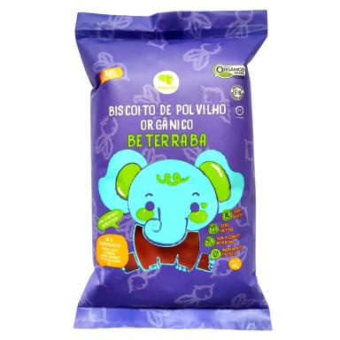 KIT 2X: BISCOITO DE POLVILHO BETERRABA VEGANO ORGâNICO CRILANCHA 40G