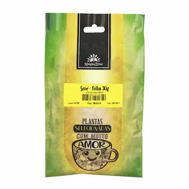 KIT 2X: CHá DE SENE FOLHA KAMPO DE ERVAS 30G