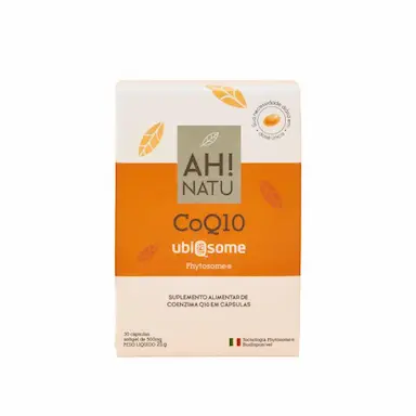 KIT 2X: COENZIMA Q10 COQ10 UBIQSOME AH! NATU 30 CáPSULAS