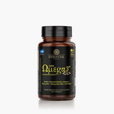SUPER ÔMEGA 3 TG 500MG ESSENTIAL NUTRITION 120 CáPSULAS