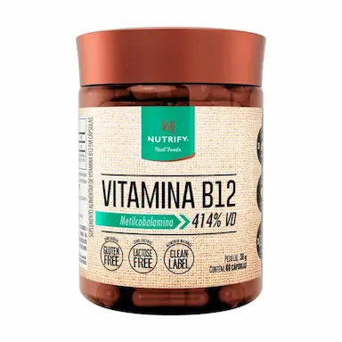 VITAMINA B12 NUTRIFY 60 CáPSULAS