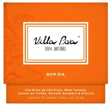KIT 2X: CHá MISTO BOM DIA VILLA PIVA 15 SACHêS