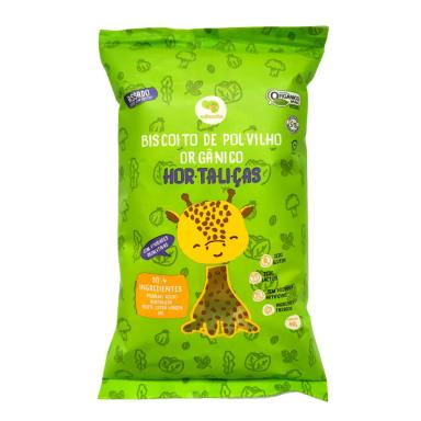 BISCOITO DE POLVILHO HORTALIçAS VEGANO ORGâNICO CRILANCHA 40G
