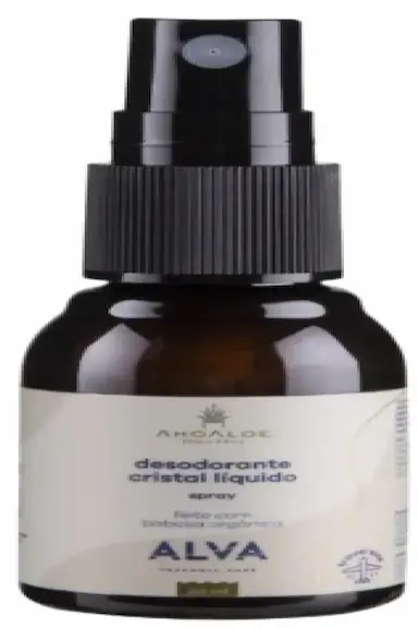 DESODORANTE CRISTAL LíQUIDO SPRAY ALVA 30ML