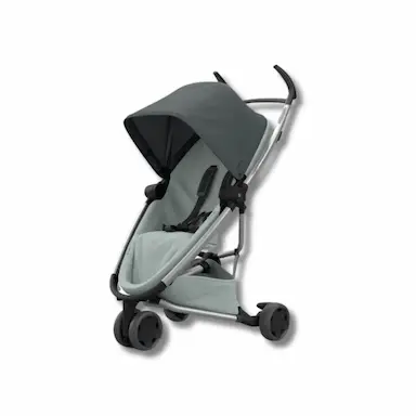 CARRINHO DE BEBE ZAPP FLEX + BUMPERBAR GRAPHITE ON GREY - QUINNY