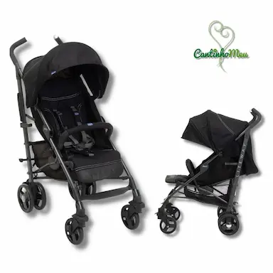 CARRINHO LITE WAY 4 BASIC JET BLACK - CHICCO