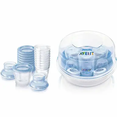 ESTERILIZADOR + COPOS ARMAZENAMENTO LEITE - AVENT