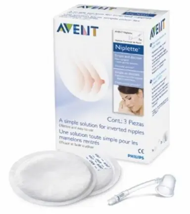 NIPLETTE INVERSOR DE MAMILOS INVERTIDOS, PHILIPS AVENT, TRANSPARENTE