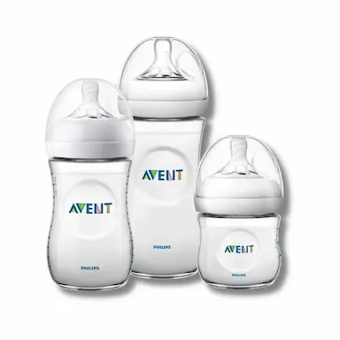 KIT MAMADEIRAS PETALA 3 UNID. 125ML, 260ML E 330ML TRANSPARENTE (SCD301/07) - AVENT