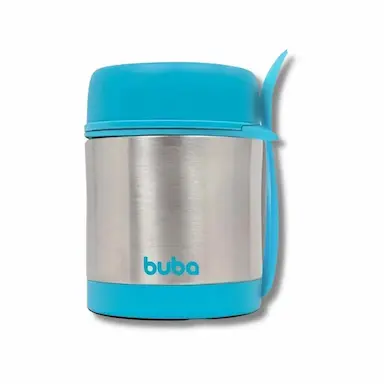 POTE TERMICO COM COLHER AZUL - BUBA
