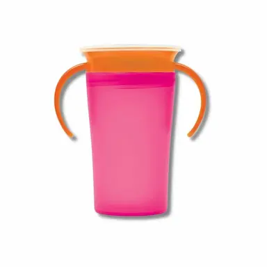 COPO 360 COM ALCA ROSA/LARANJA - BUBA