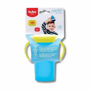 COPO 360 COM ALCA AZUL/VERDE - BUBA