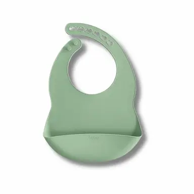 BABADOR EM SILICONE PEGA MIGALHAS VERDE - BUBA