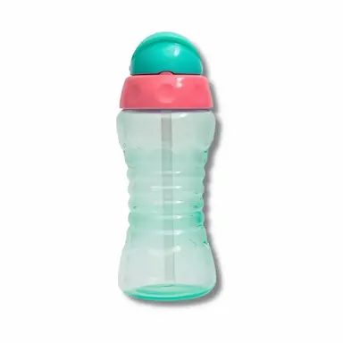 GARRAFINHA INFANTIL COM CANUDO 300 ML FRESH VERDE - BUBA