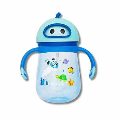COPO COM VALVULA ANTICOLICA MERGULHO AZUL - BUBA