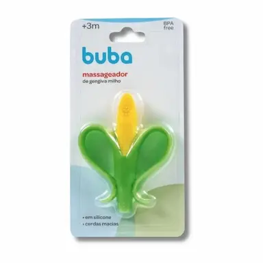MASSAGEADOR DE GENGIVA COM CERDAS CURTAS MILHO - BUBA