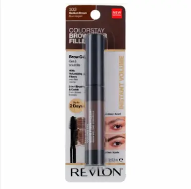 GEL PARA SOBRANCELHA COLORSTAY COR 303 MEDIUM BROWN REVLON 6,8ML BROW FIBER FILLER