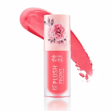BT PLUSH PEONY 2X1 BATOM E BLUSH BRUNA TAVAES 6 G FLAMINGO