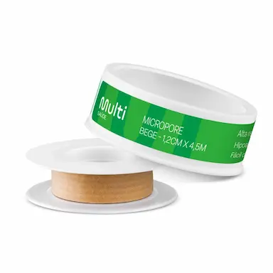 MICROPORE 1,2 X 4,5 CM BEGE MULTI SAúDE - HC317 HC317