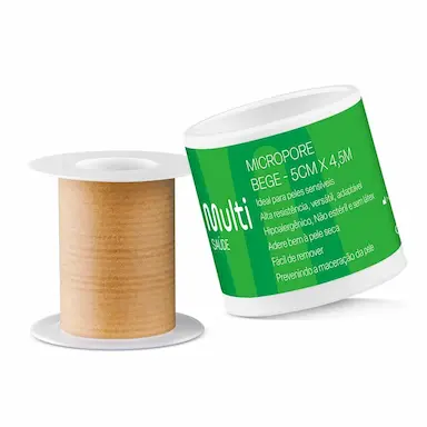 MICROPORE 5 X 4,5 CM BEGE MULTI SAúDE - HC320 HC320