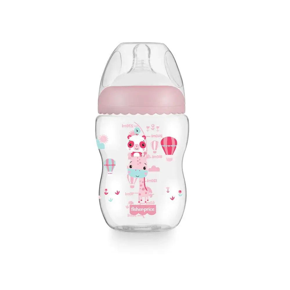 MAMADEIRA FIRST MOMENTS ROSA ALGODãO DOCE 270 ML +2 MESES FISHER PRICE - BB1027 BB1027