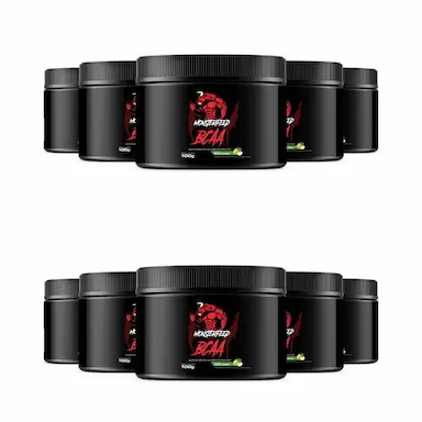 10X BCAA EM Pó (100G) - MAçã VERDE - MONSTERFEED