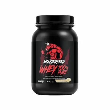 WHEY 100% PURE (907G) - BAUNILHA - MONSTERFEED