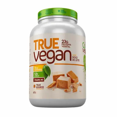 VEGAN PROTEIN TRUE VEGAN DOCE DE LEITE 837G TRUE SOURCE