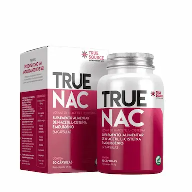 SUPLEMENTO VITAMINICO NAC 600MG N-ACETILCISTEíNA 30 CAPS TRUE SOURCE