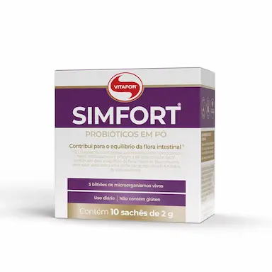 PROBIóTICO SIMFORT CAIXA 10 SACHES 2G NEUTRO VITAFOR