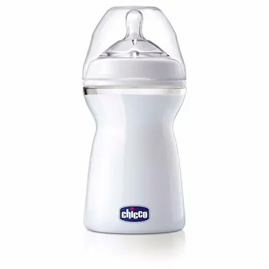 MAMADEIRA STEP UP 6M+ 330ML FLUXO RáPIDO CHICCO BRANCA