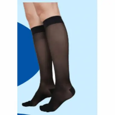 MEIA ELáSTICA MEIA COXA EVER SHEER COMPRESSãO 20-30MMHG - SIGVARIS 782 Natural - Longa - Aberta - G