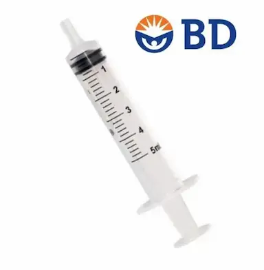 SERINGA 5ML S/ AGULHA BICO SLIP - BD - KIT C/ 100 UNIDADES