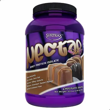 WHEY PROTEIN ISOLATE NECTAR SWEETS 907G 2LBS SYNTRAX Chocolate Truffle