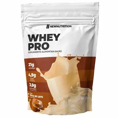 WHEY PROTEIN PRO 900G NEW NUTRITION Morango