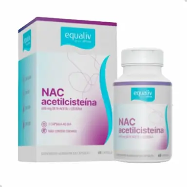 NAC ACETILCISTEíNA 600MG 60 CAPSULAS EQUALIV Natural