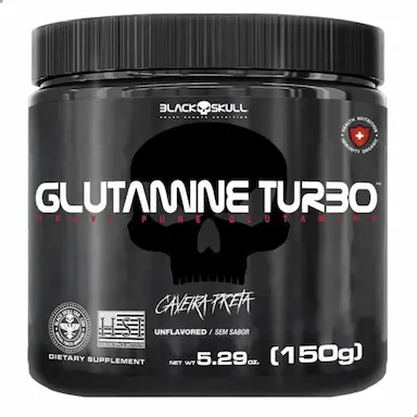 GLUTAMINA TURBO HEAVY PURE 150G BLACK SKULL Natural