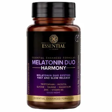 MELATONINA DUO HARMONY 120 CáPSULAS – ESSENTIAL NUTRITION Natural