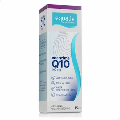 COENZIMA Q10 100MG COQ10 LíQUIDO 15ML EQUALIV SEM Sabor