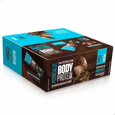 BARRA BODY PROTEIN SEM GLúTEN 9 UNIDADES 40G EQUALIV Chocolate