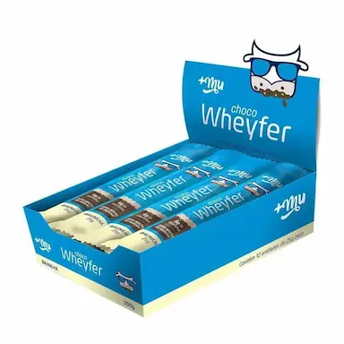 CHOCOWHEYFER 25G 12 UNIDADES 300G MAIS MU Baunilha