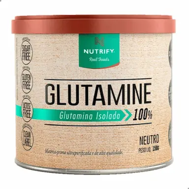GLUTAMINA 100% ISOLADA CLEAN 150G NUTRIFY Neutro