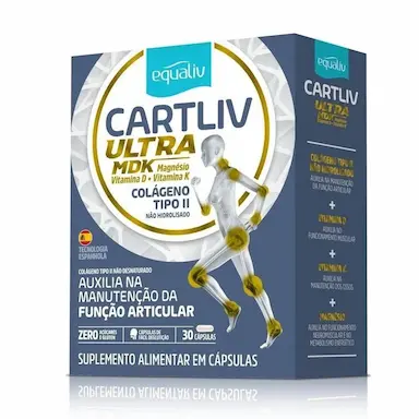 CARTLIV ULTRA MDK COLáGENO TIPO 2 30 CáPSULAS EQUALIV Natural